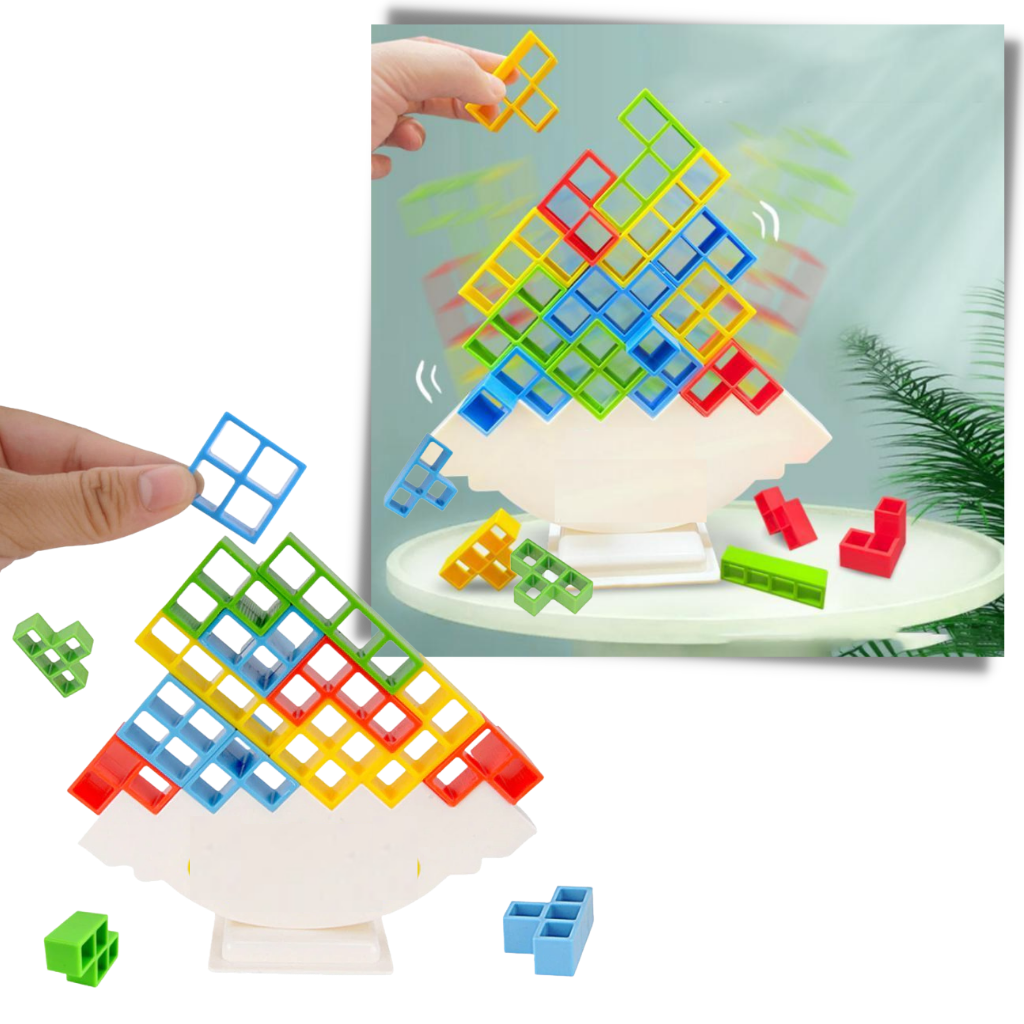 Jouet d'empilage à bascule