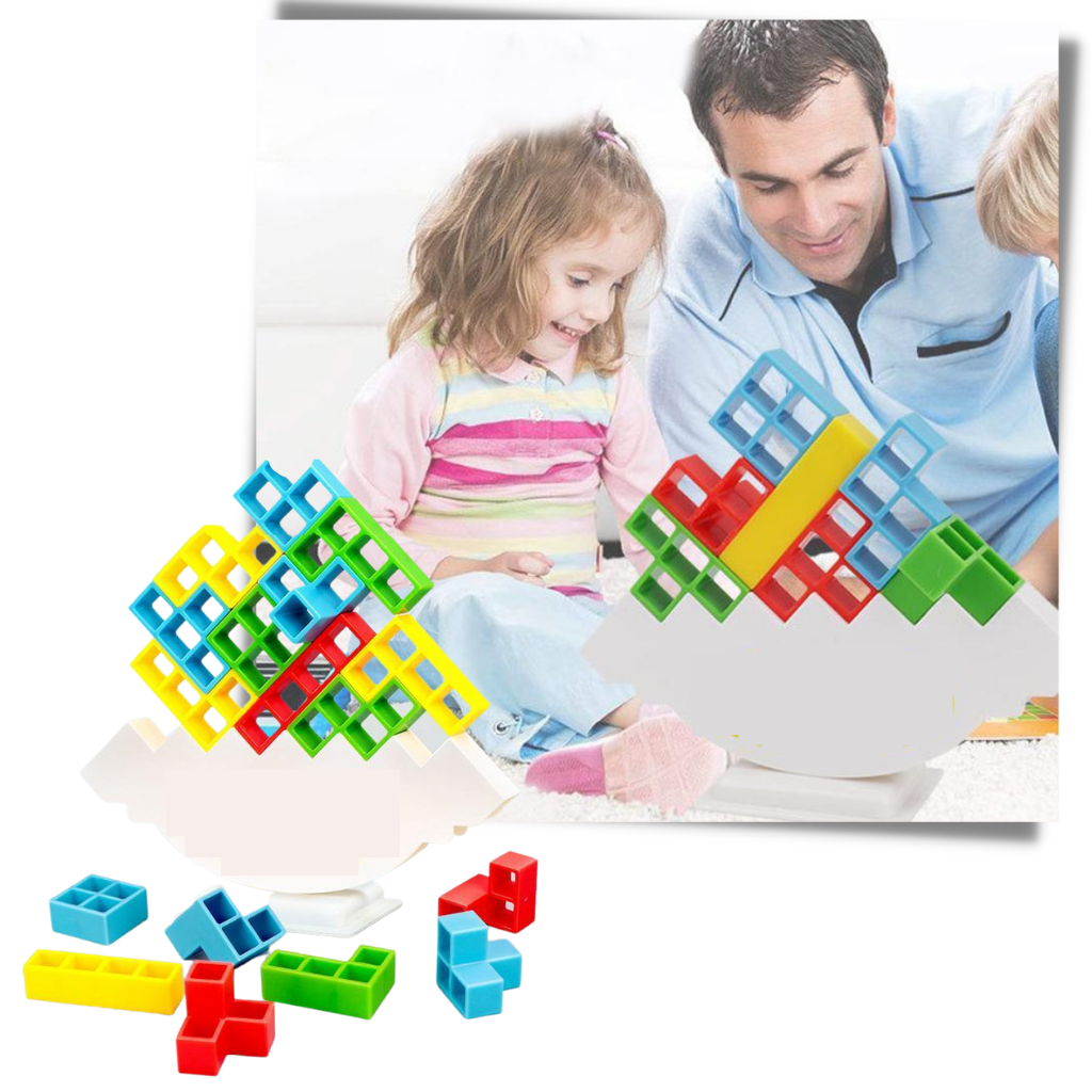 Jouet d'empilage à bascule