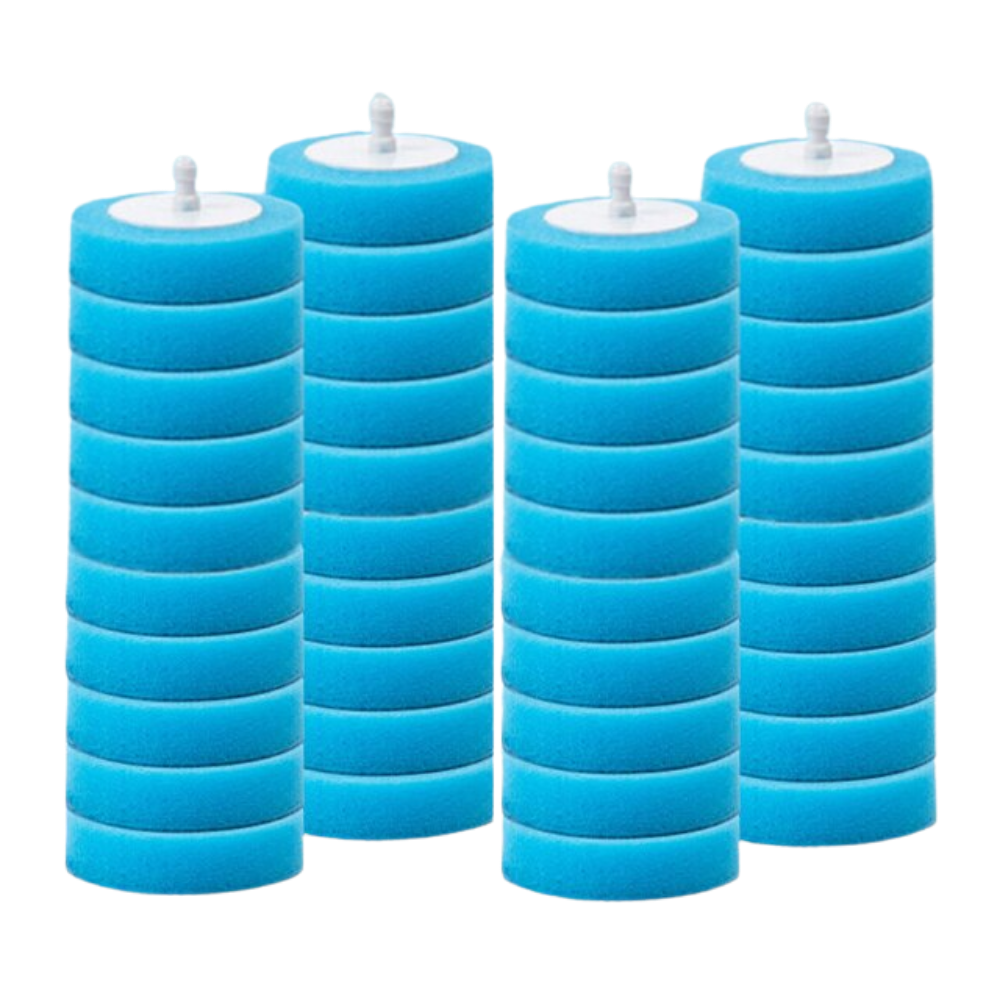 Ensemble de brosses de toilettes jetables