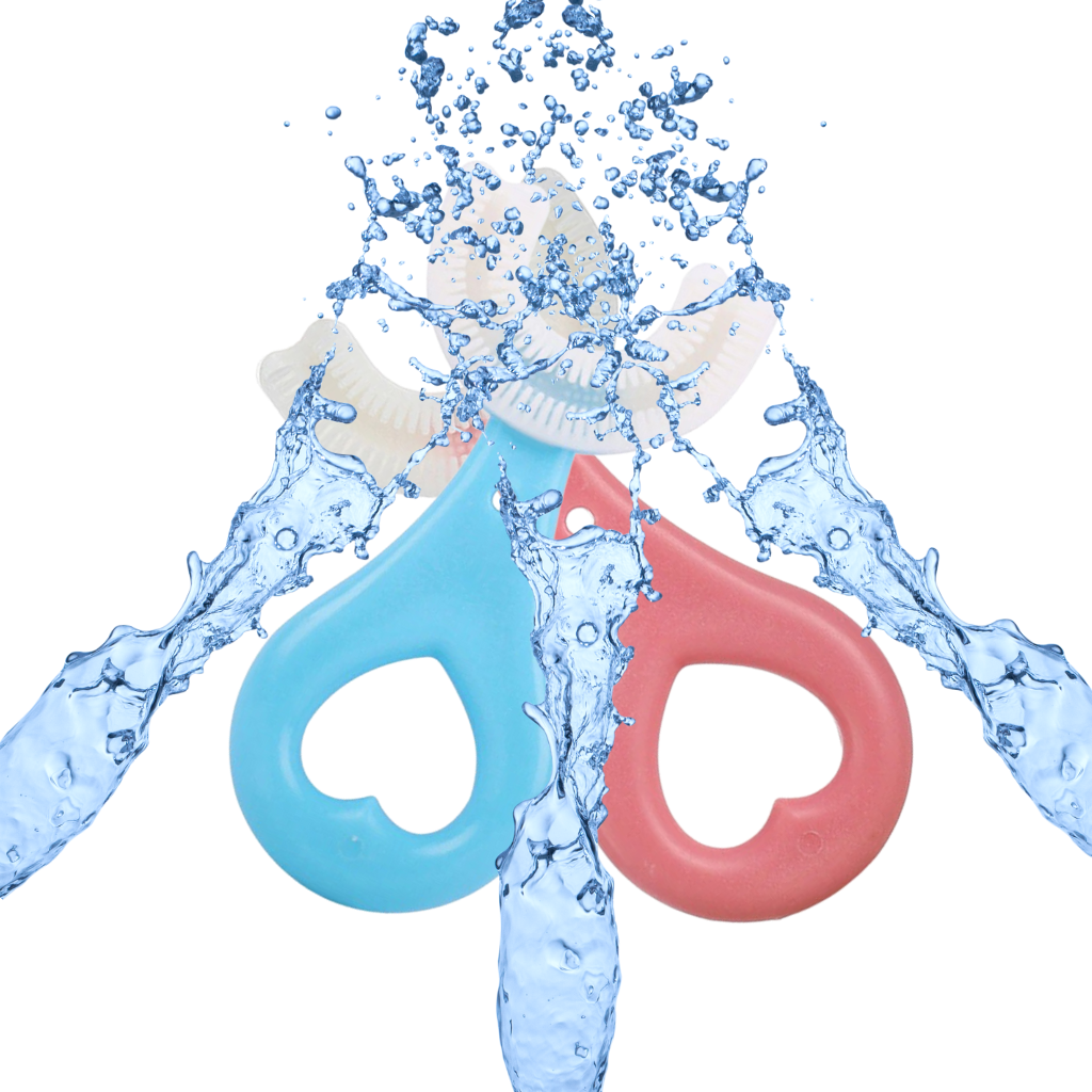 Brosse à dents en forme de U pour enfants (paquet de 2)