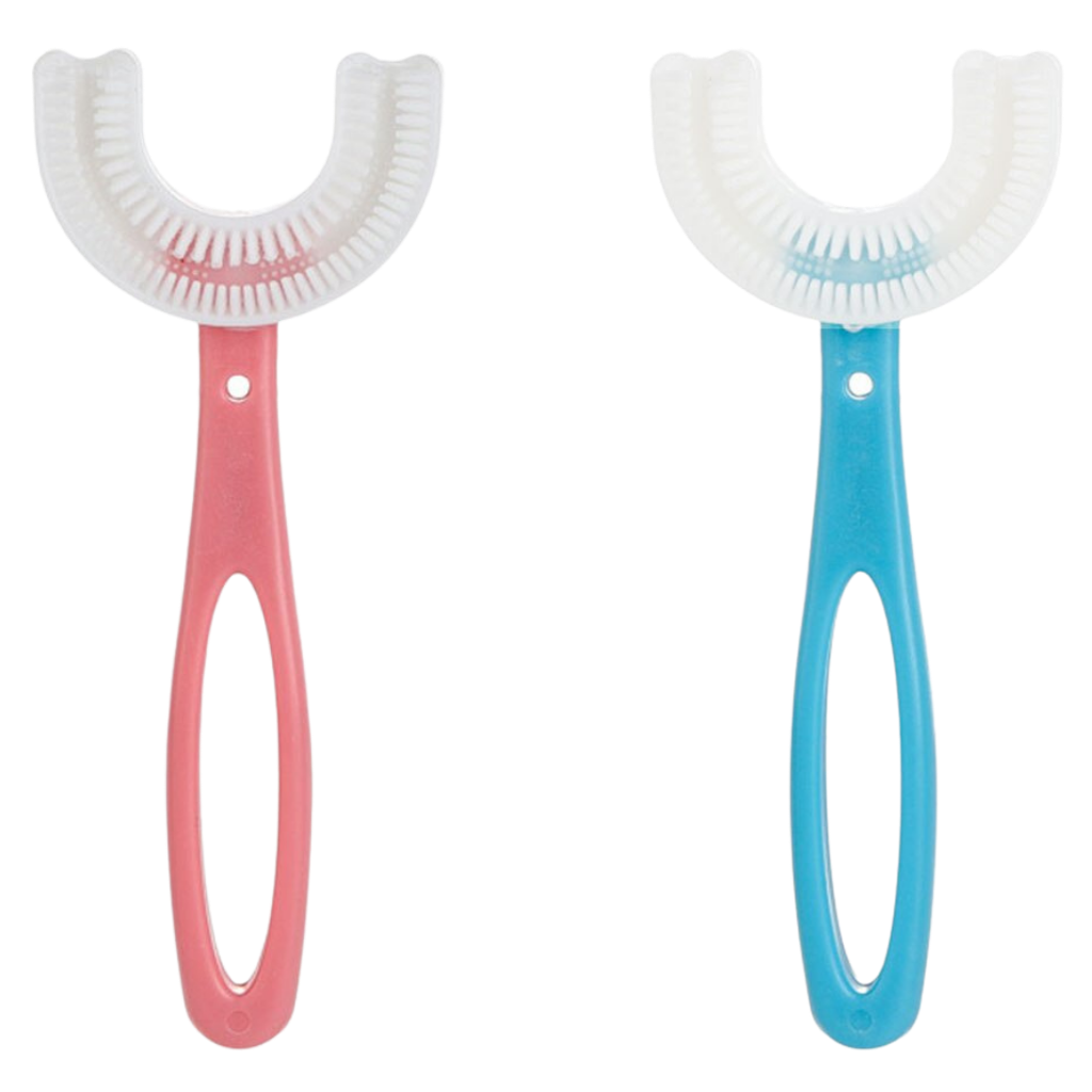 Brosse à dents en forme de U pour enfants (paquet de 2)