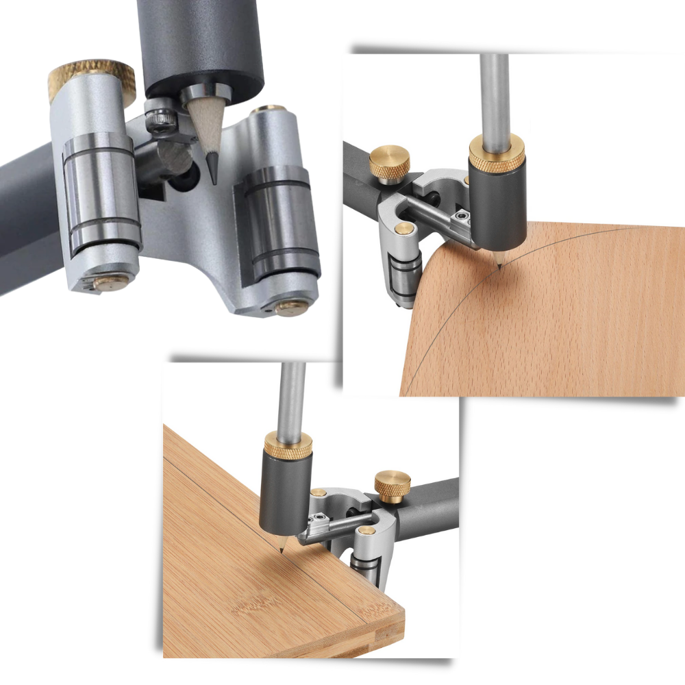 Outil de traçage à double fonction pour le travail du bois