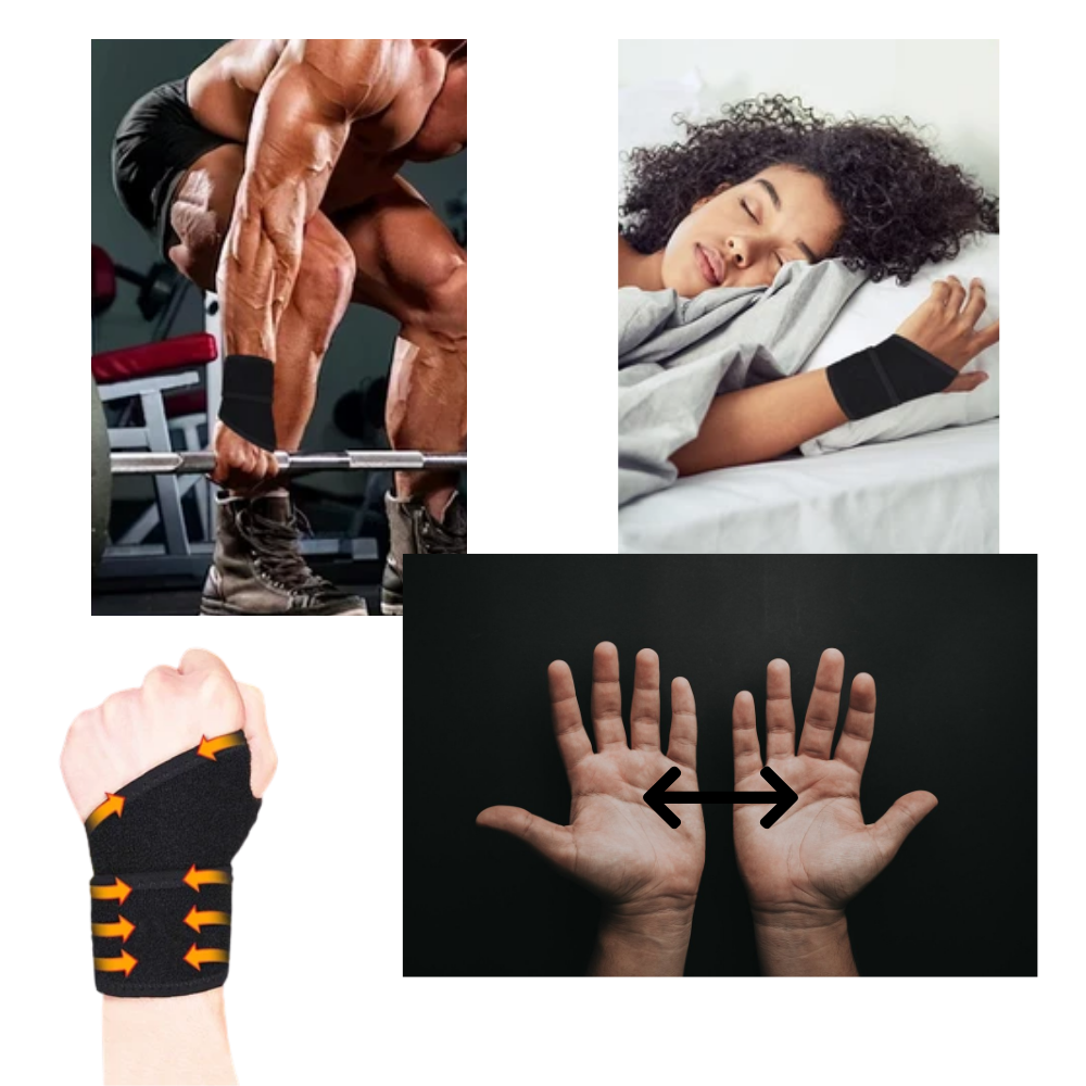 Bandage professionnel respirant pour le poignet