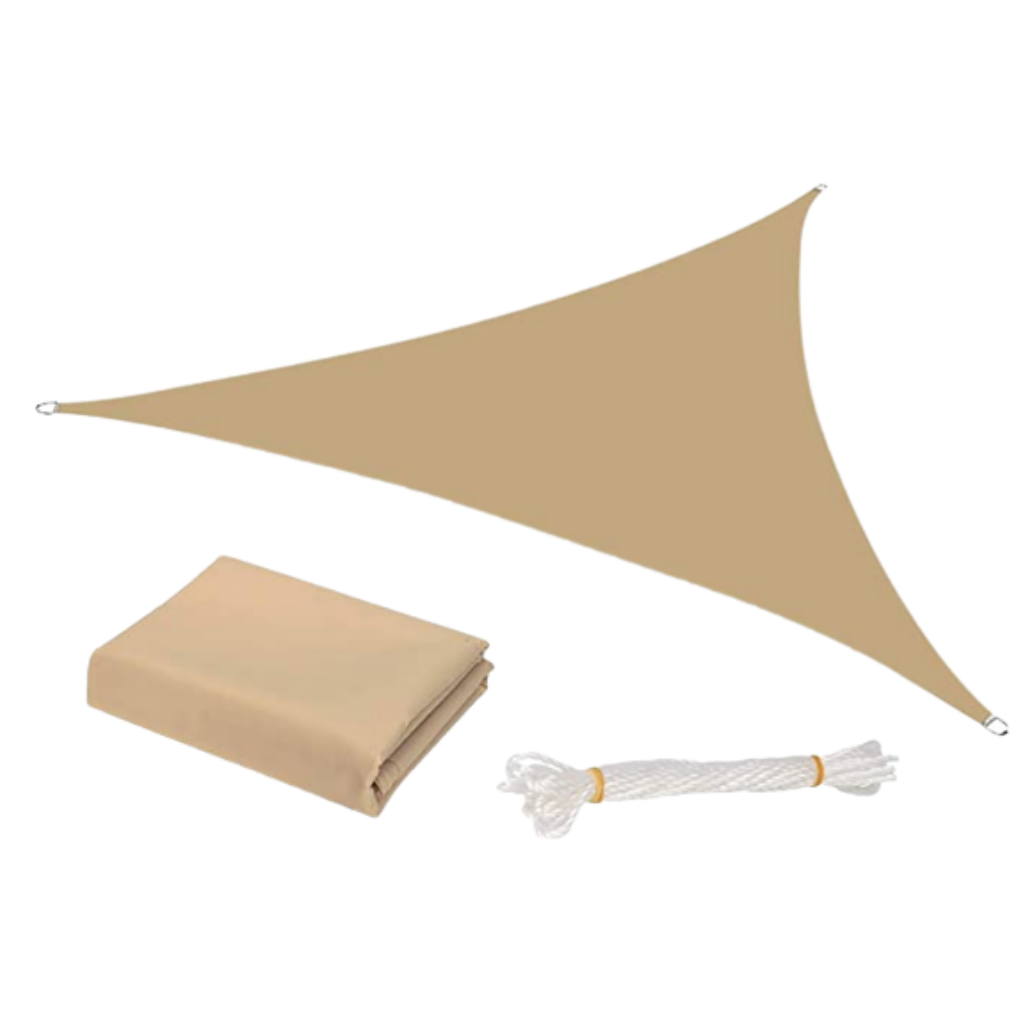 Voile d'ombrage triangulaire résistante à l'eau