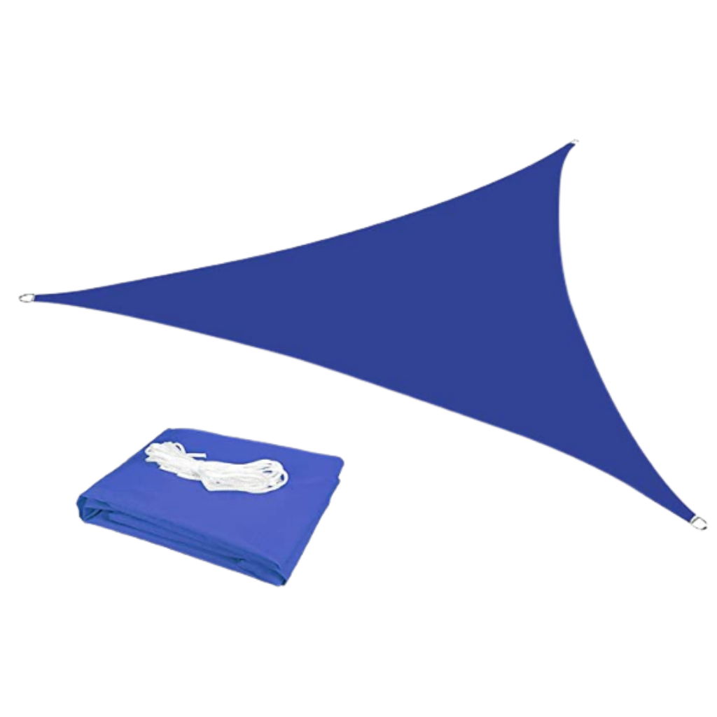 Voile d'ombrage triangulaire résistante à l'eau