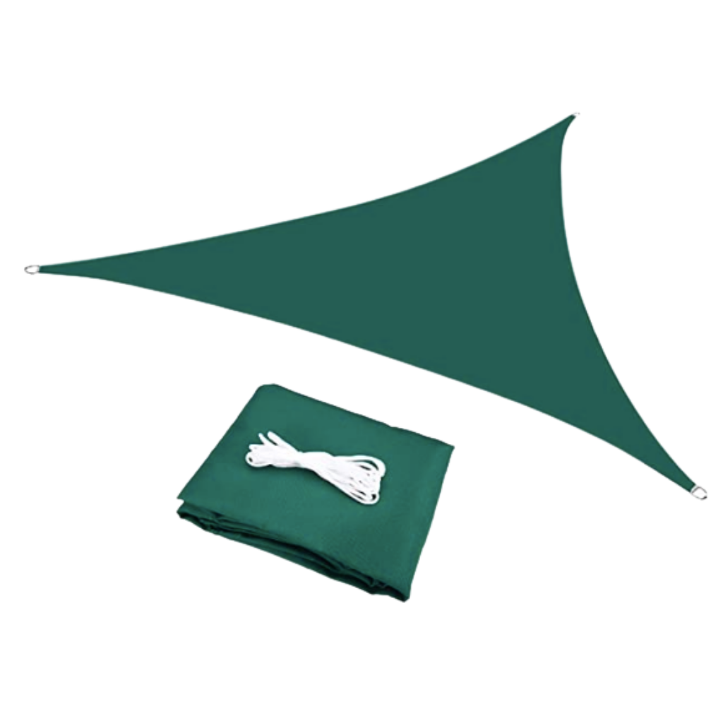 Voile d'ombrage triangulaire résistante à l'eau