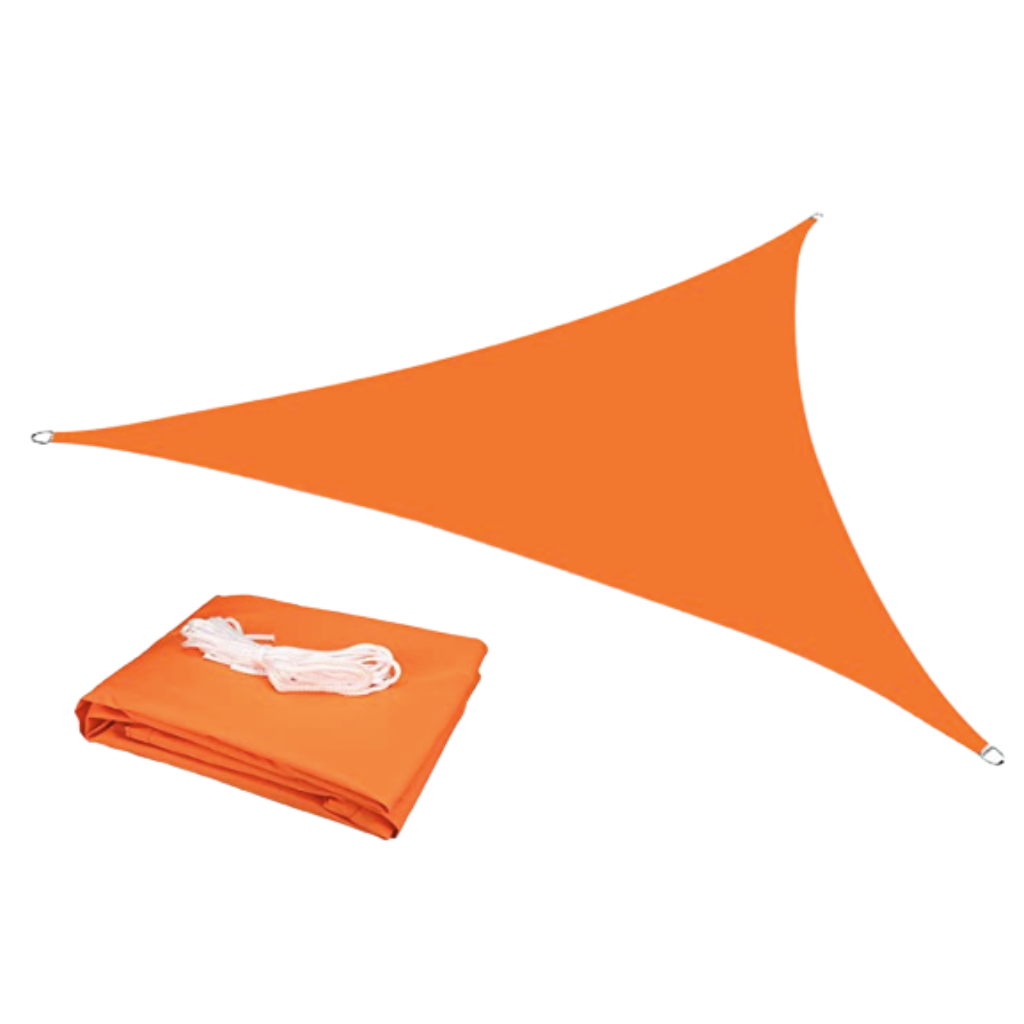 Voile d'ombrage triangulaire résistante à l'eau