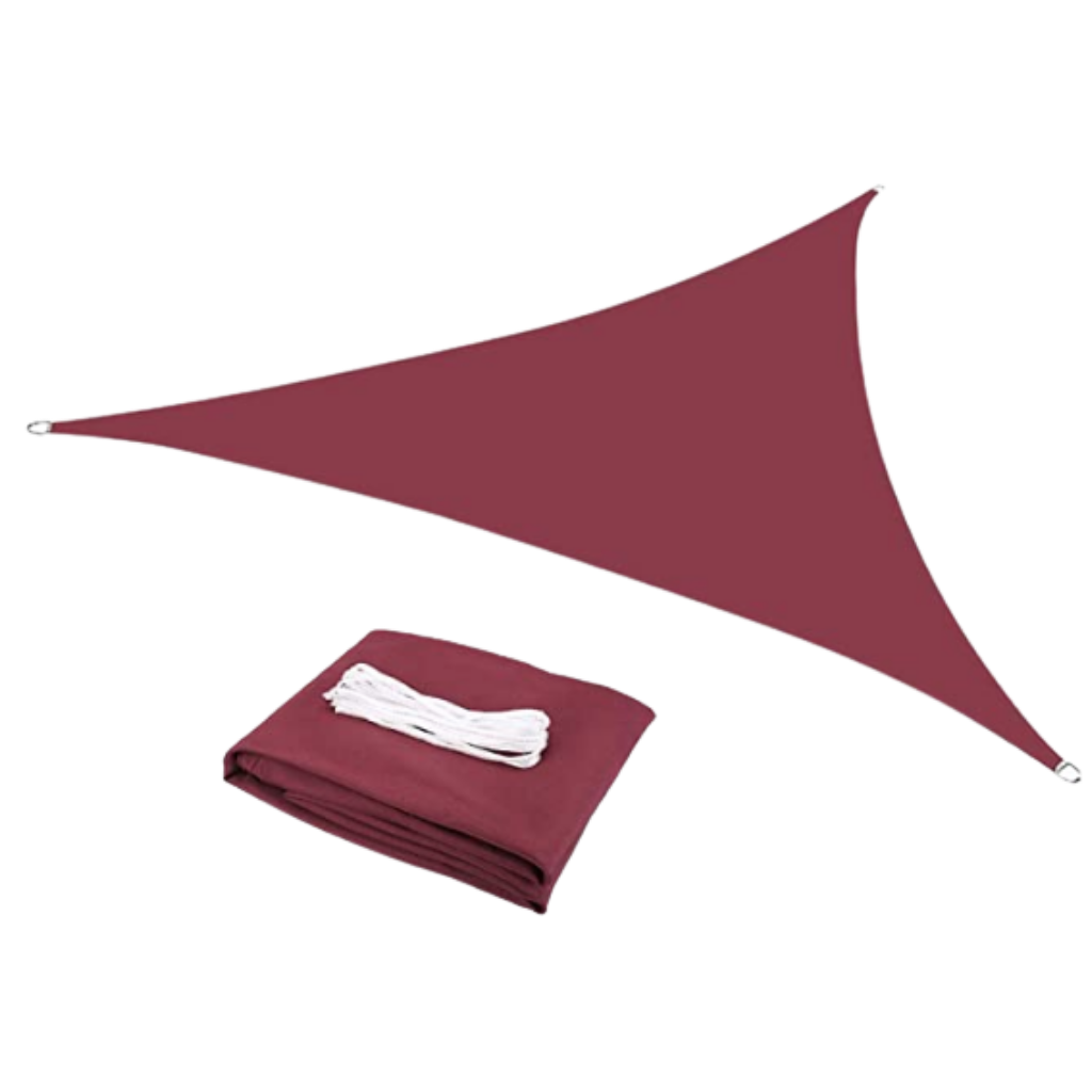 Voile d'ombrage triangulaire résistante à l'eau