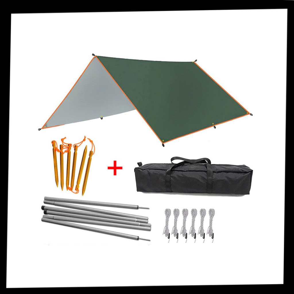 Kit de bâche de camping imperméable