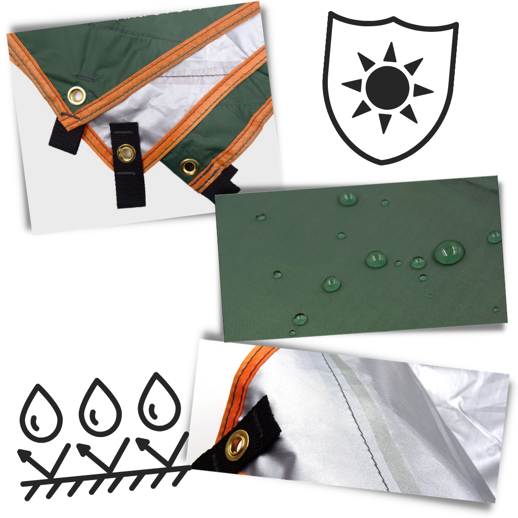 Kit de bâche de camping imperméable