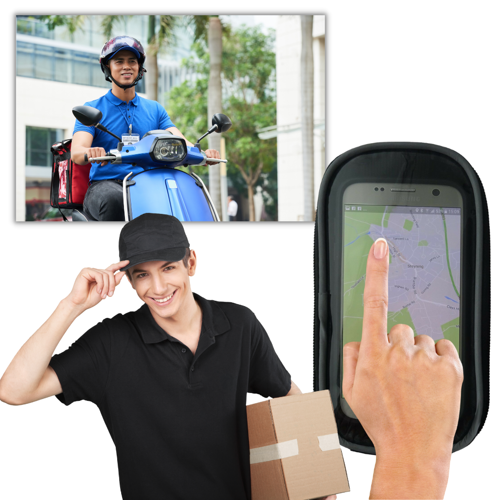 Sacoche imperméable pour téléphone à fixer sur un vélo