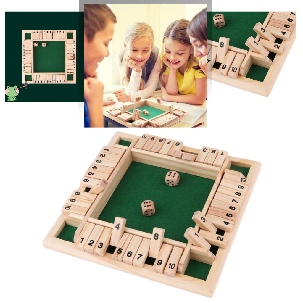 Jeu de dés en bois
