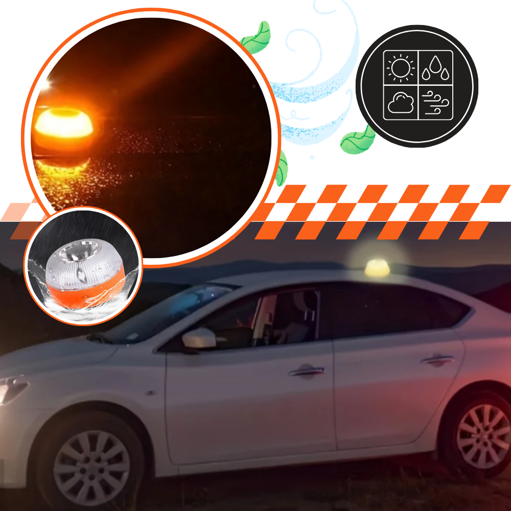 Lampe de secours stroboscopique à LED accréditée pour voiture