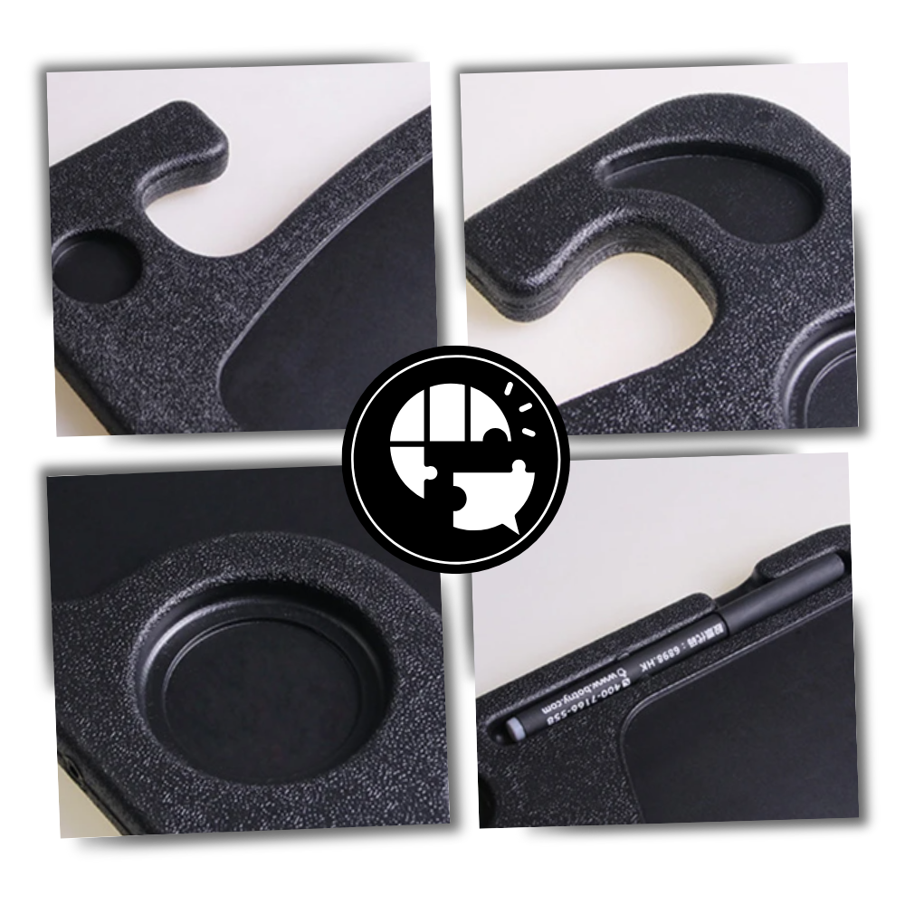 Table d'appoint de volant de voiture