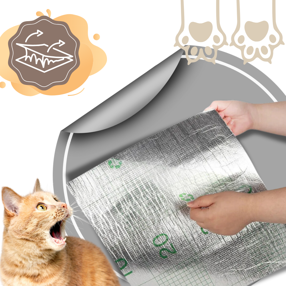 Griffoir mural adhésif pour chat