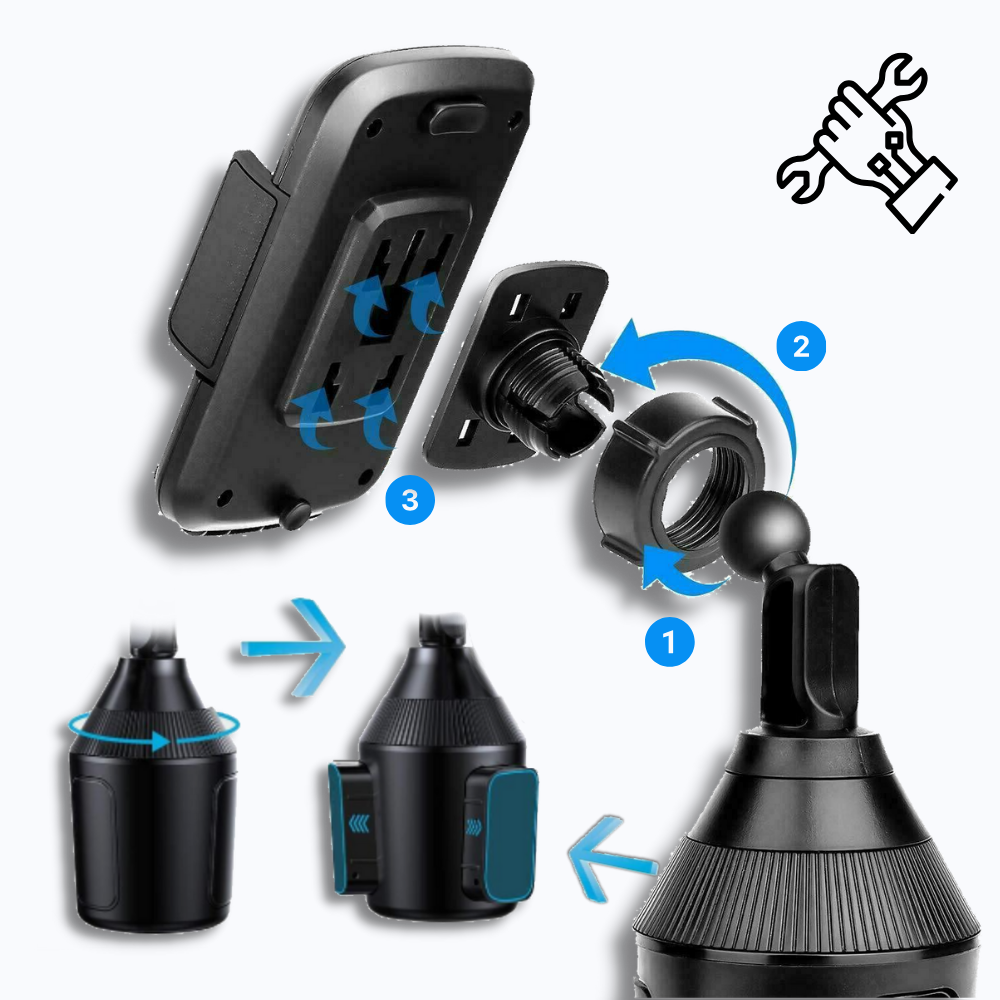 Support réglable pour téléphone portable