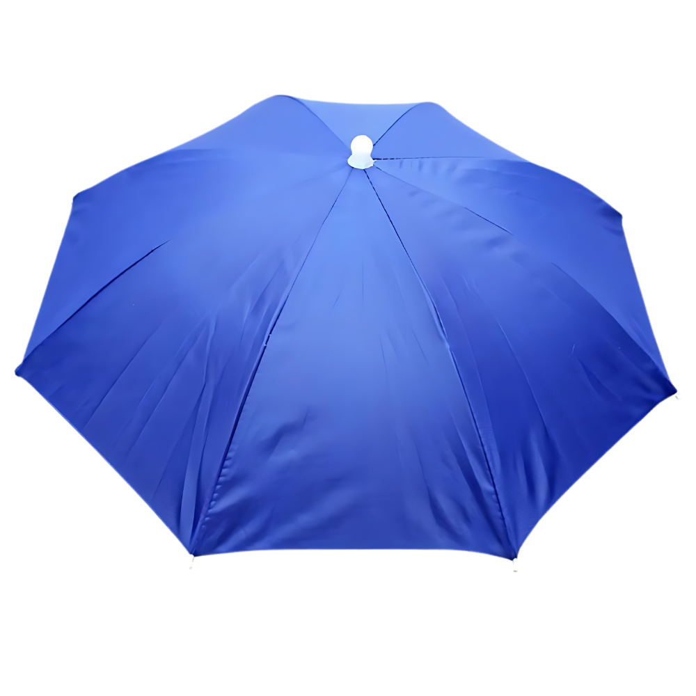Chapeau parapluie ajustable mains libres