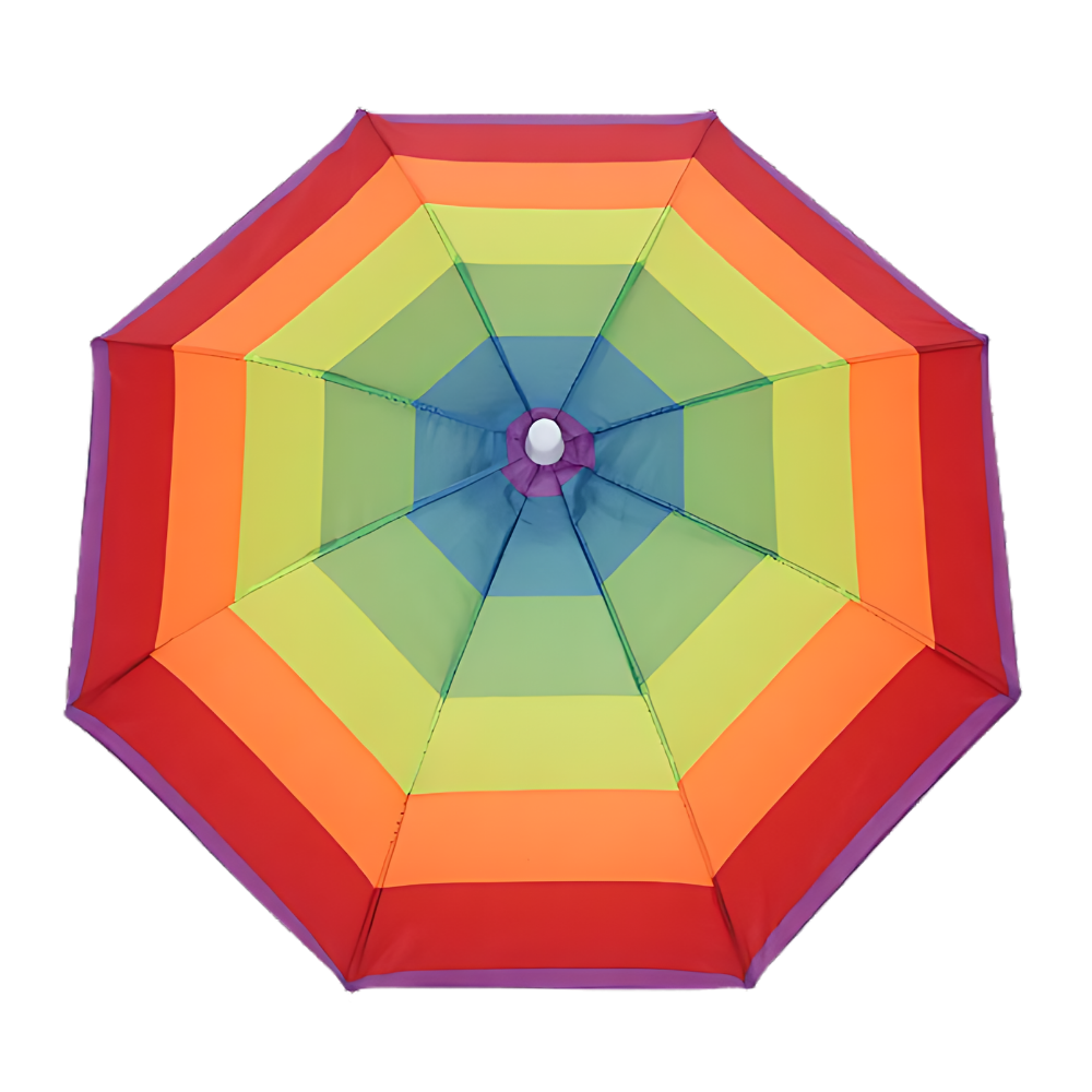 Chapeau parapluie ajustable mains libres