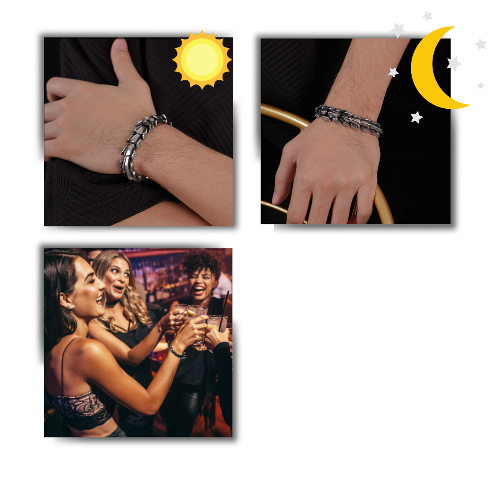 Bracelet réglable en forme de dragon de Midgard