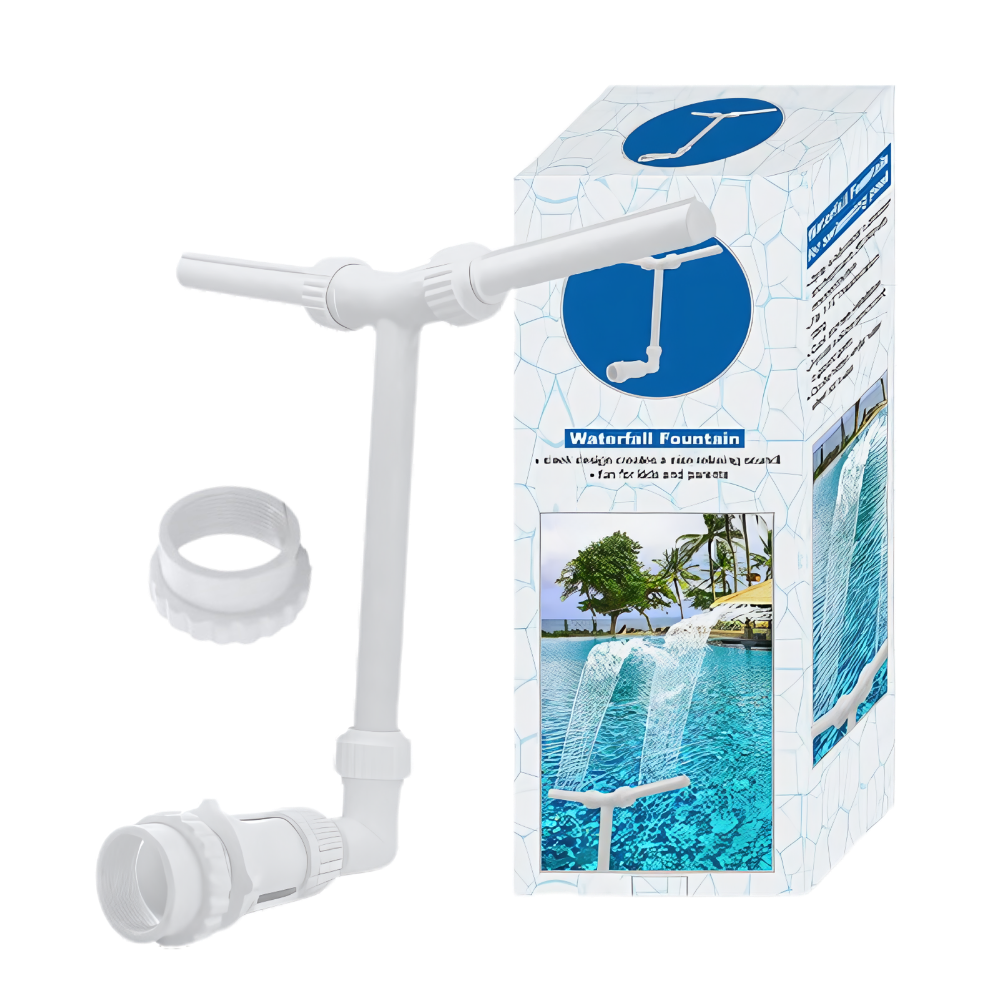 Fontaine et cascade de piscine