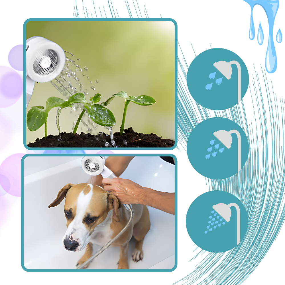 Douche d'extérieur portable et réglable