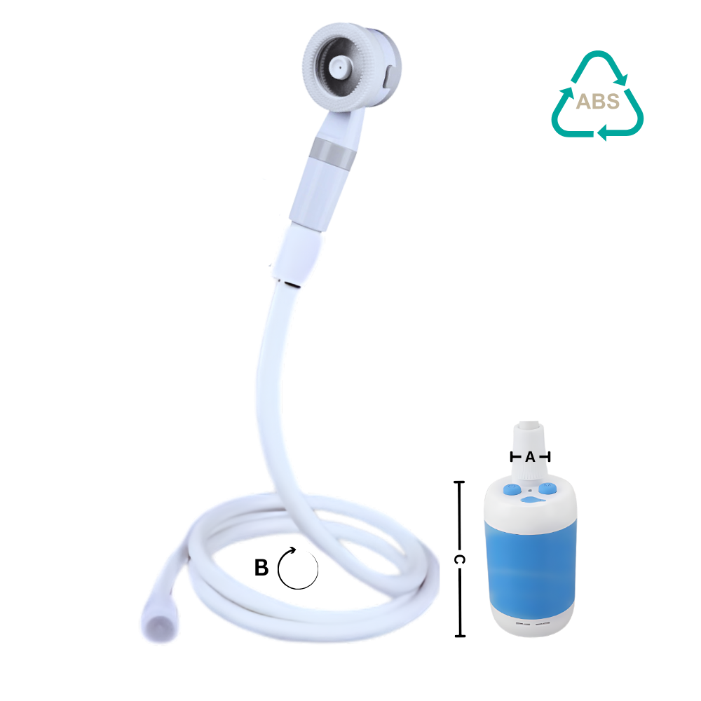 Douche d'extérieur portable et réglable