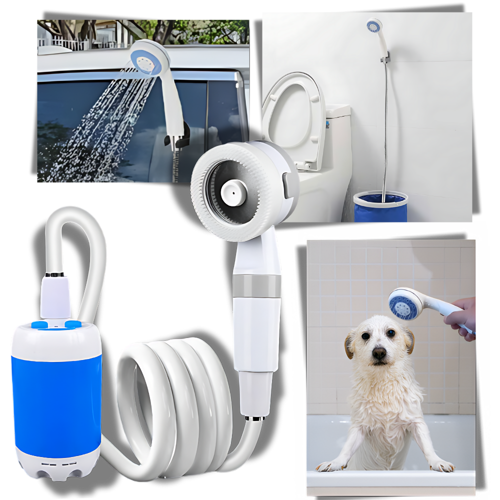 Douche d'extérieur portable et réglable