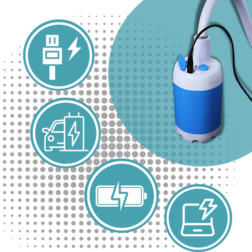 Douche d'extérieur portable et réglable