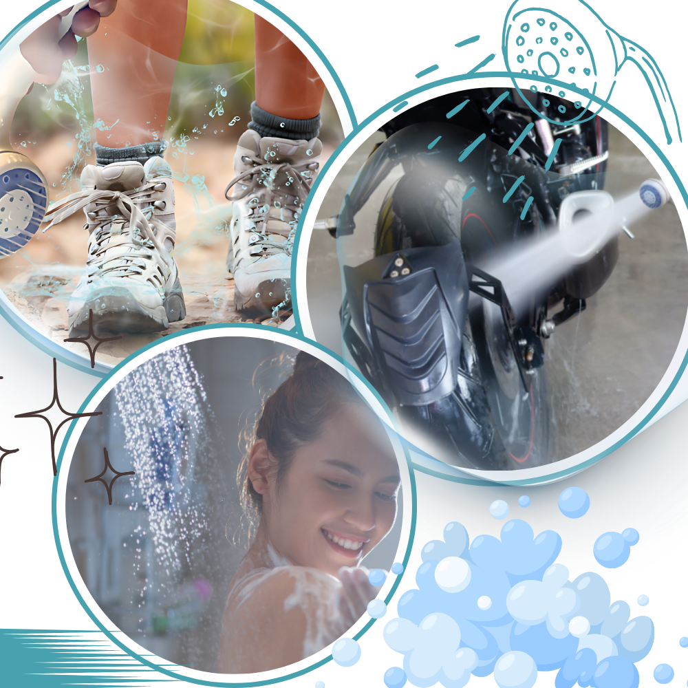 Douche d'extérieur portable et réglable