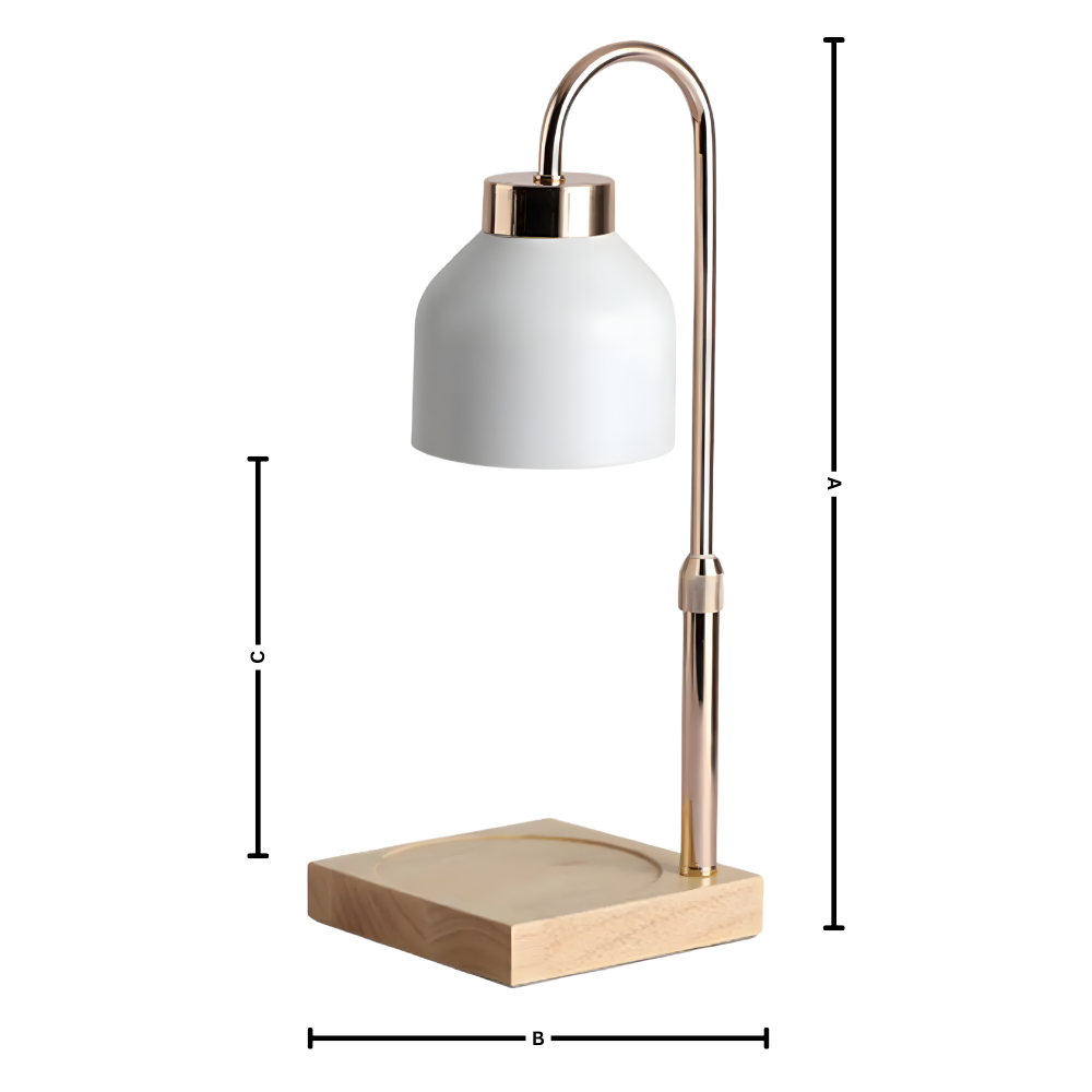 Lampe chauffe-bougie design
