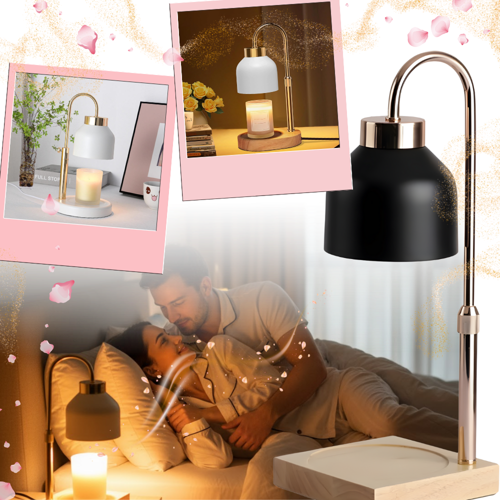 Lampe chauffe-bougie design