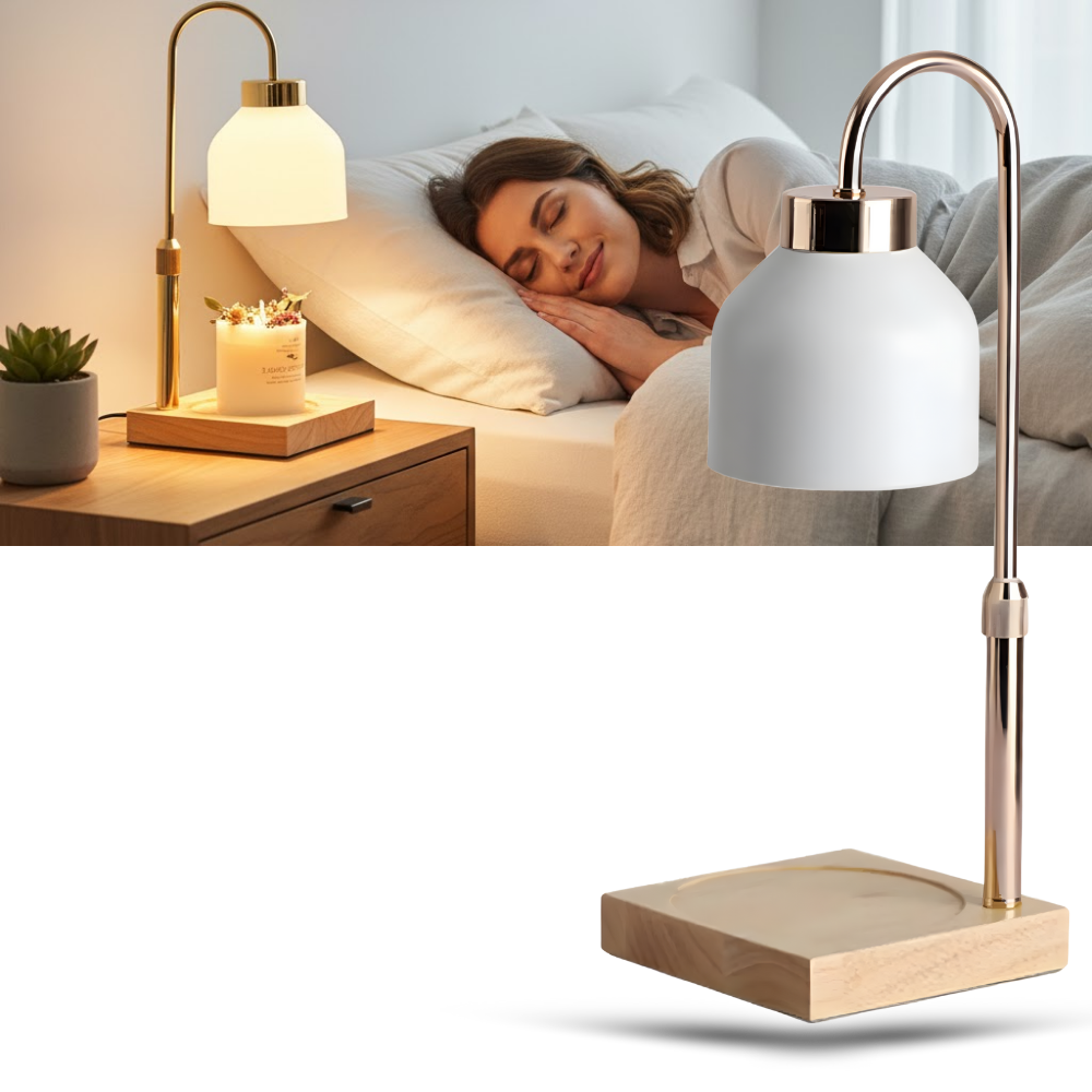 Lampe chauffe-bougie design