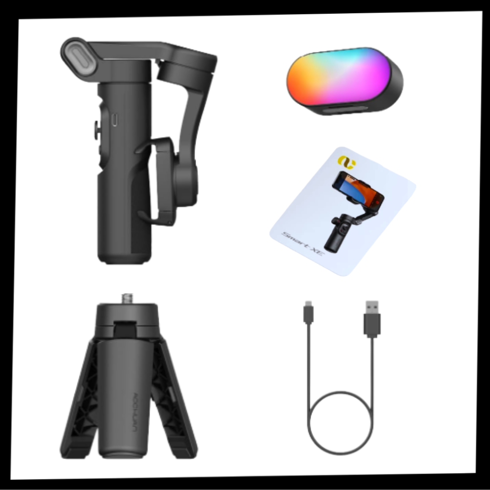 Stabilisateur de téléphone avec suivi par IA