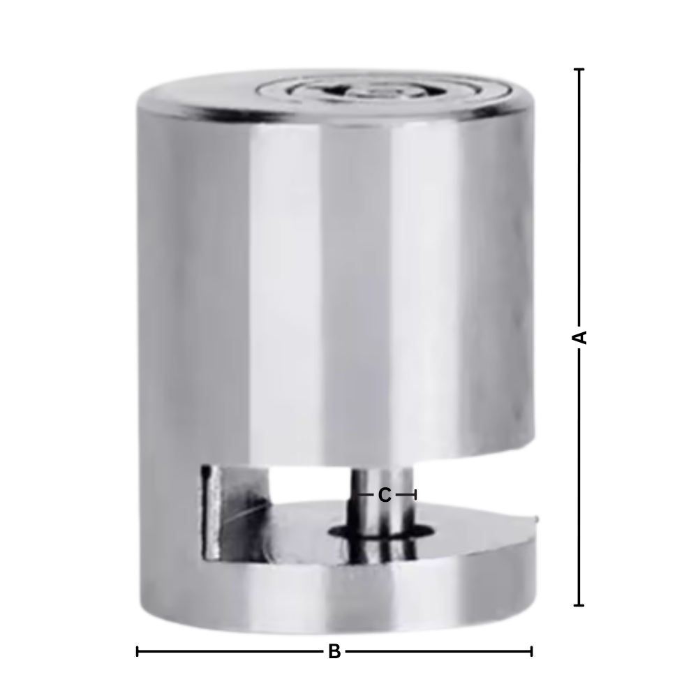 Antivol bloque disque en aluminium pour vélo