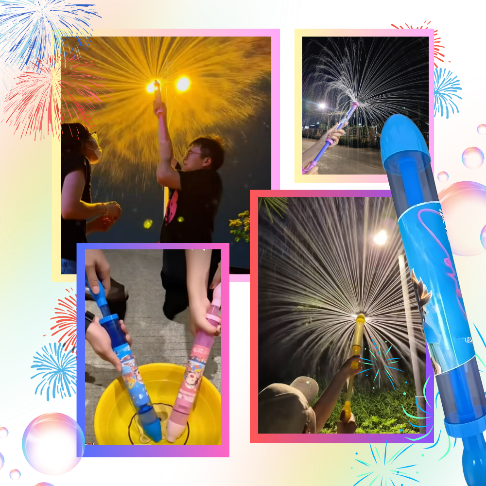 Pistolet à Eau Effet Feu D'Artifice