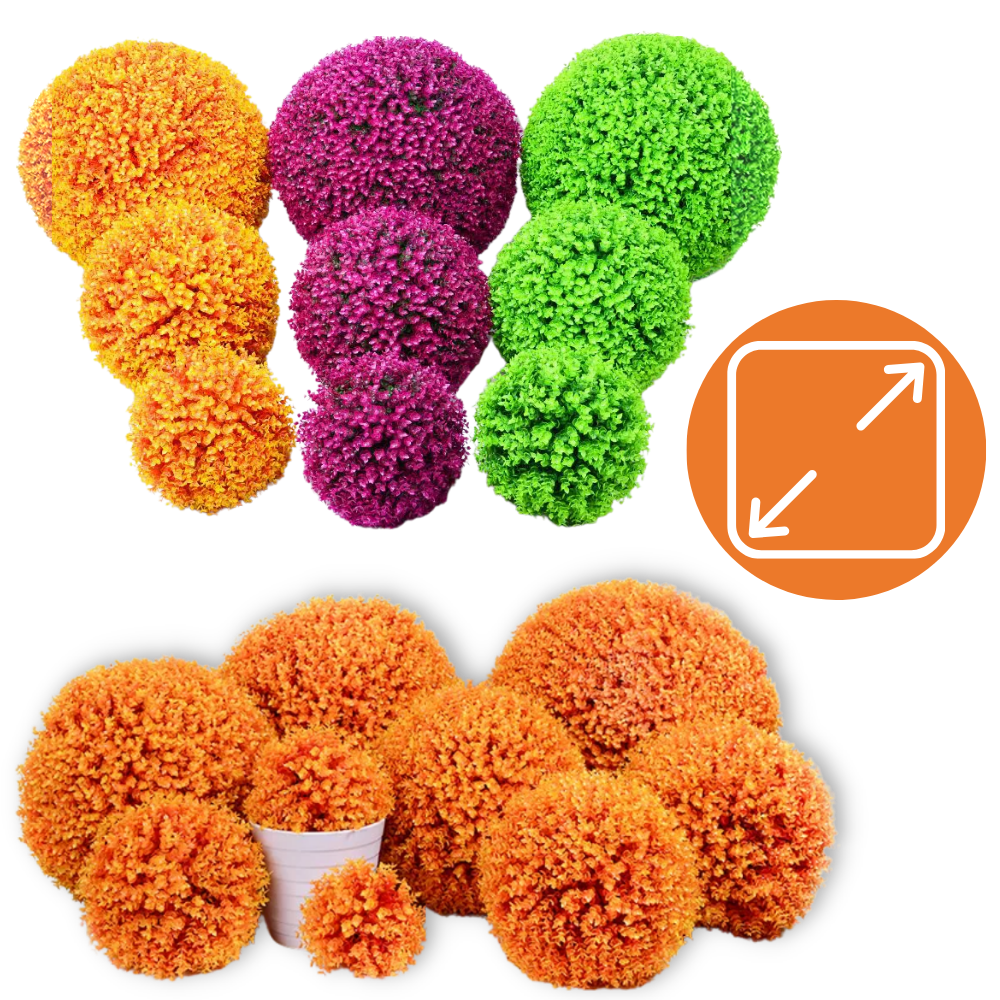 Boules de gazon topiaire artificiel