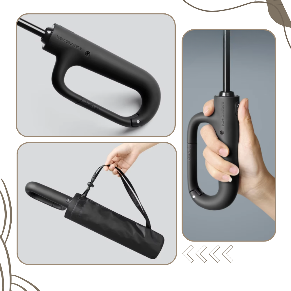 Parapluie résistant au vent à verrouillage automatique