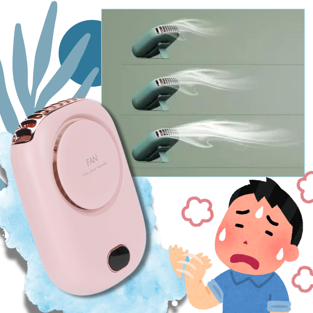 Ventilateur de cou portable sans pales