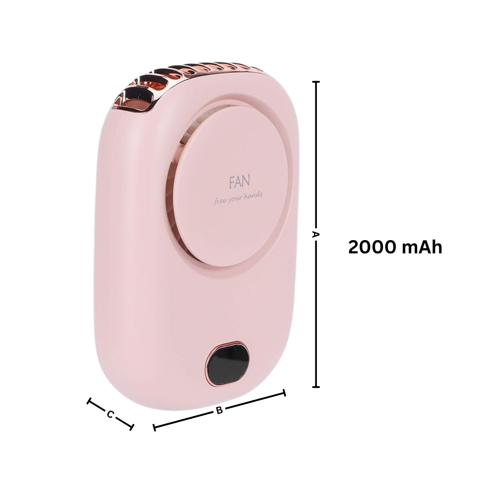 Ventilateur de cou portable sans pales