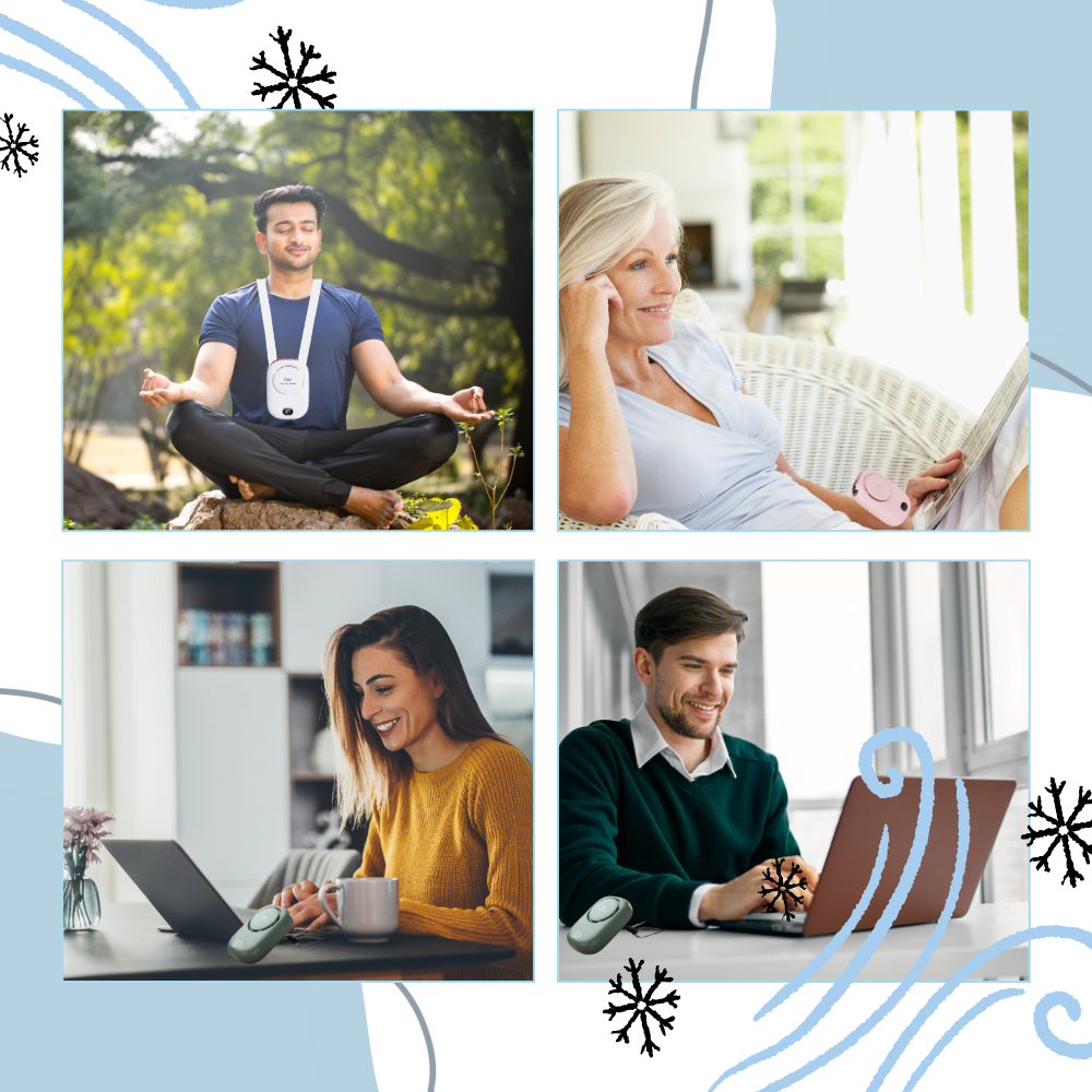 Ventilateur de cou portable sans pales