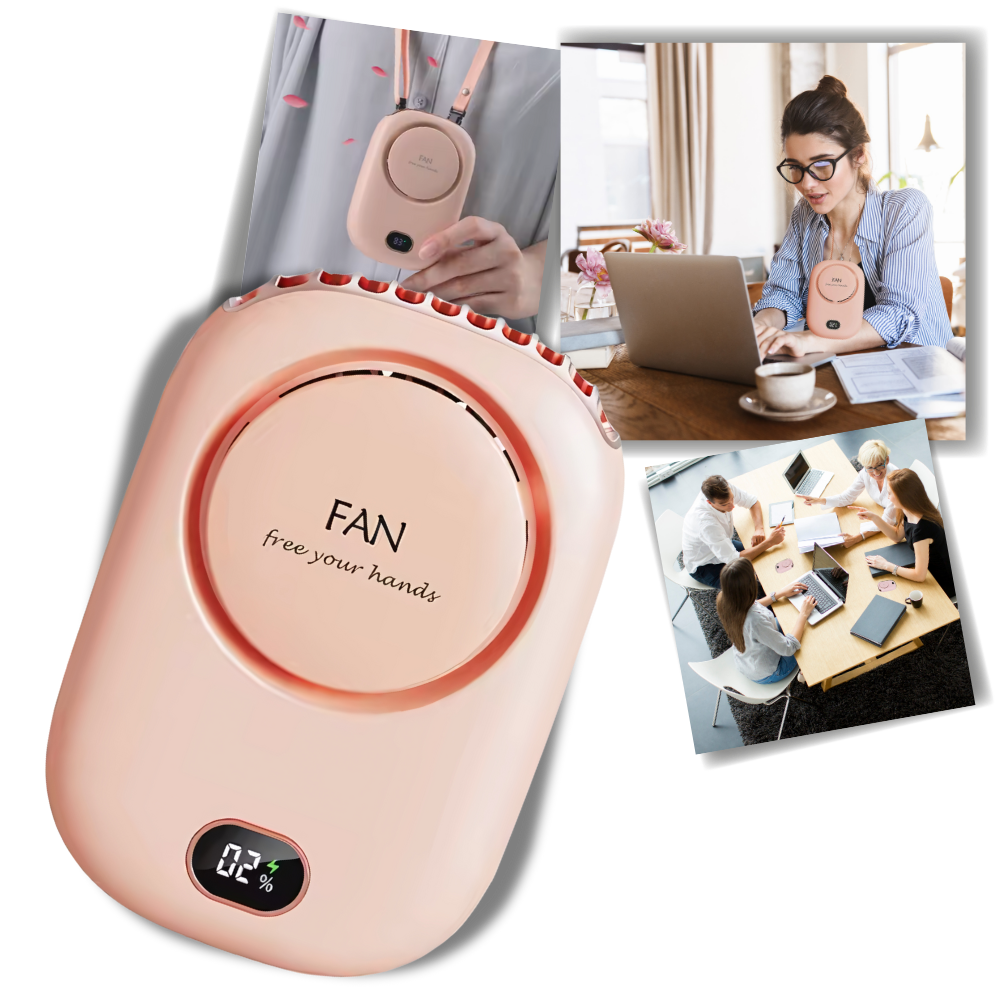 Ventilateur de cou portable sans pales