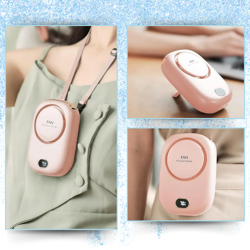 Ventilateur de cou portable sans pales