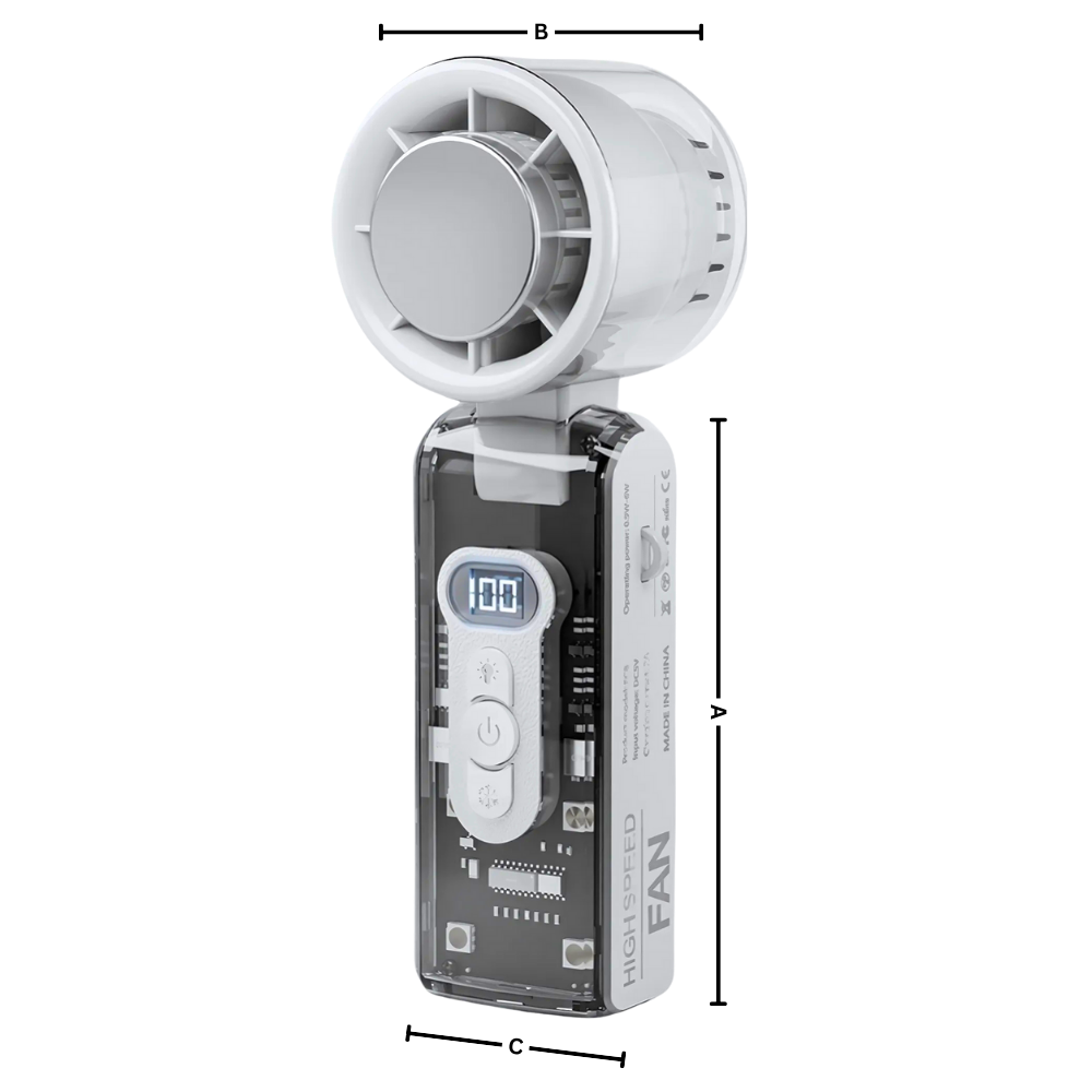 Mini ventilateur Turbo portatif