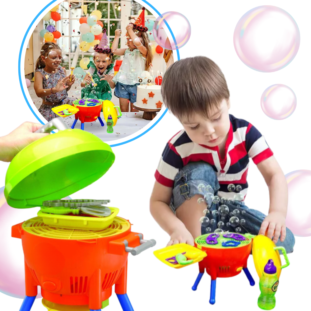 Jouet barbecue à bulles