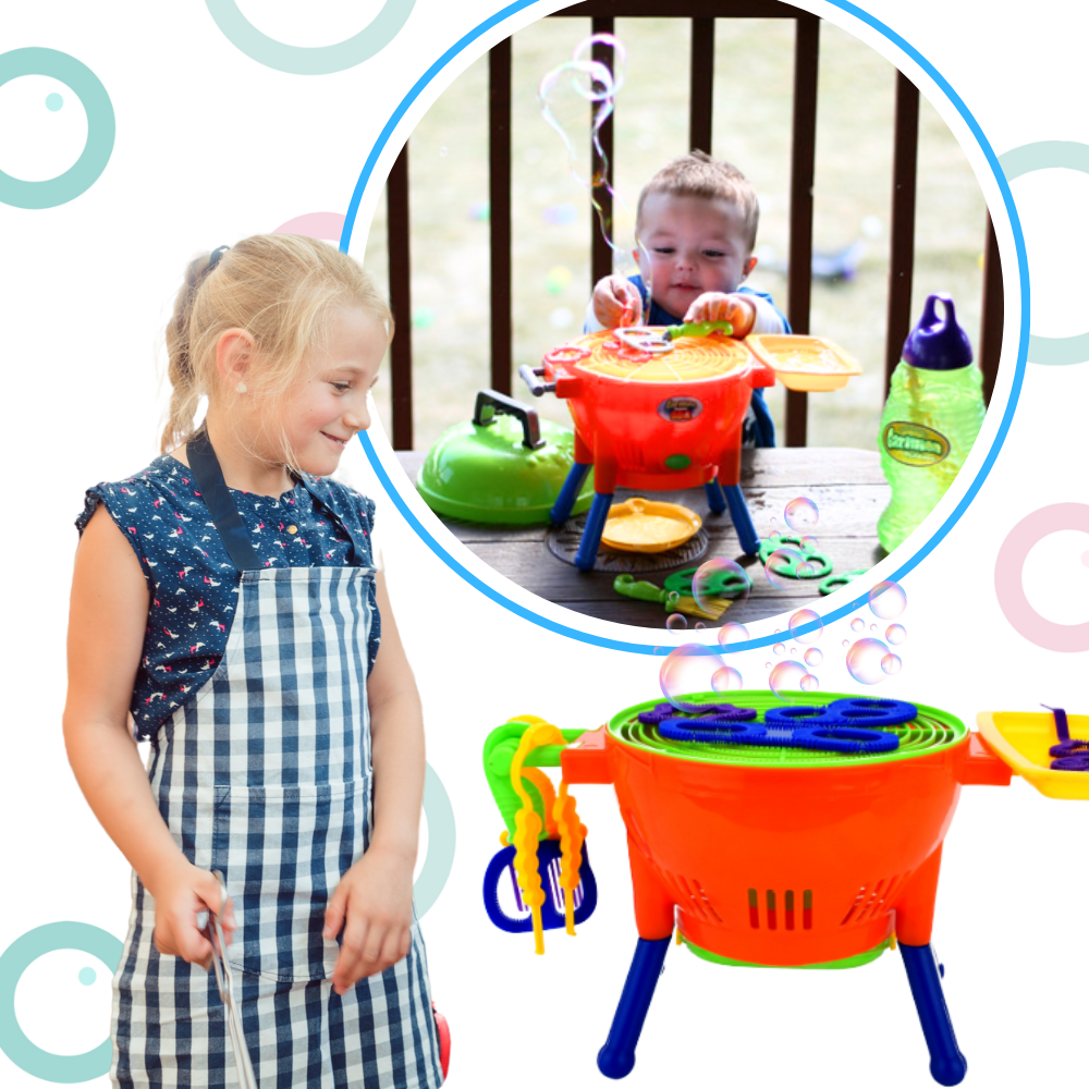 Jouet barbecue à bulles