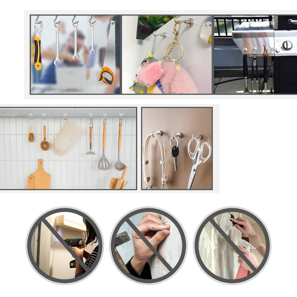 Crochets magnétiques pour cabine de croisière