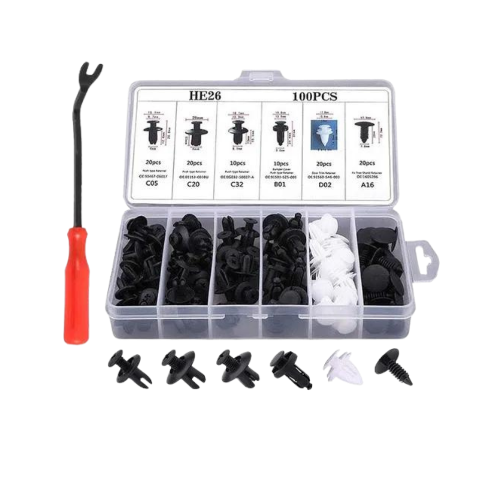 Kit de clips pour panneau de porte de voiture