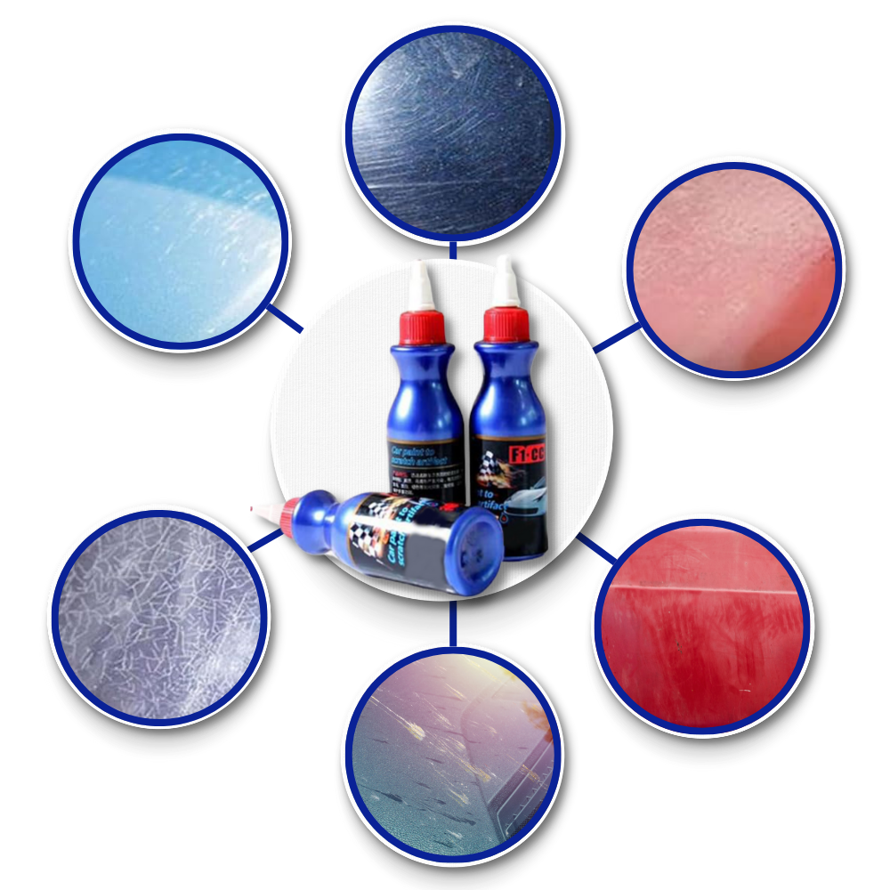 Cire de réparation des rayures de voiture