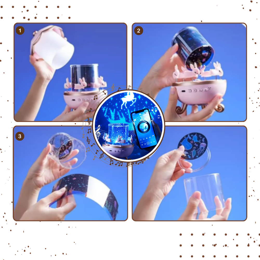 Projecteur charmant de lumière étoilée