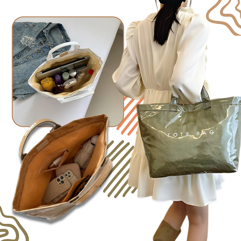 Grand sac fourre-tout imperméable classique